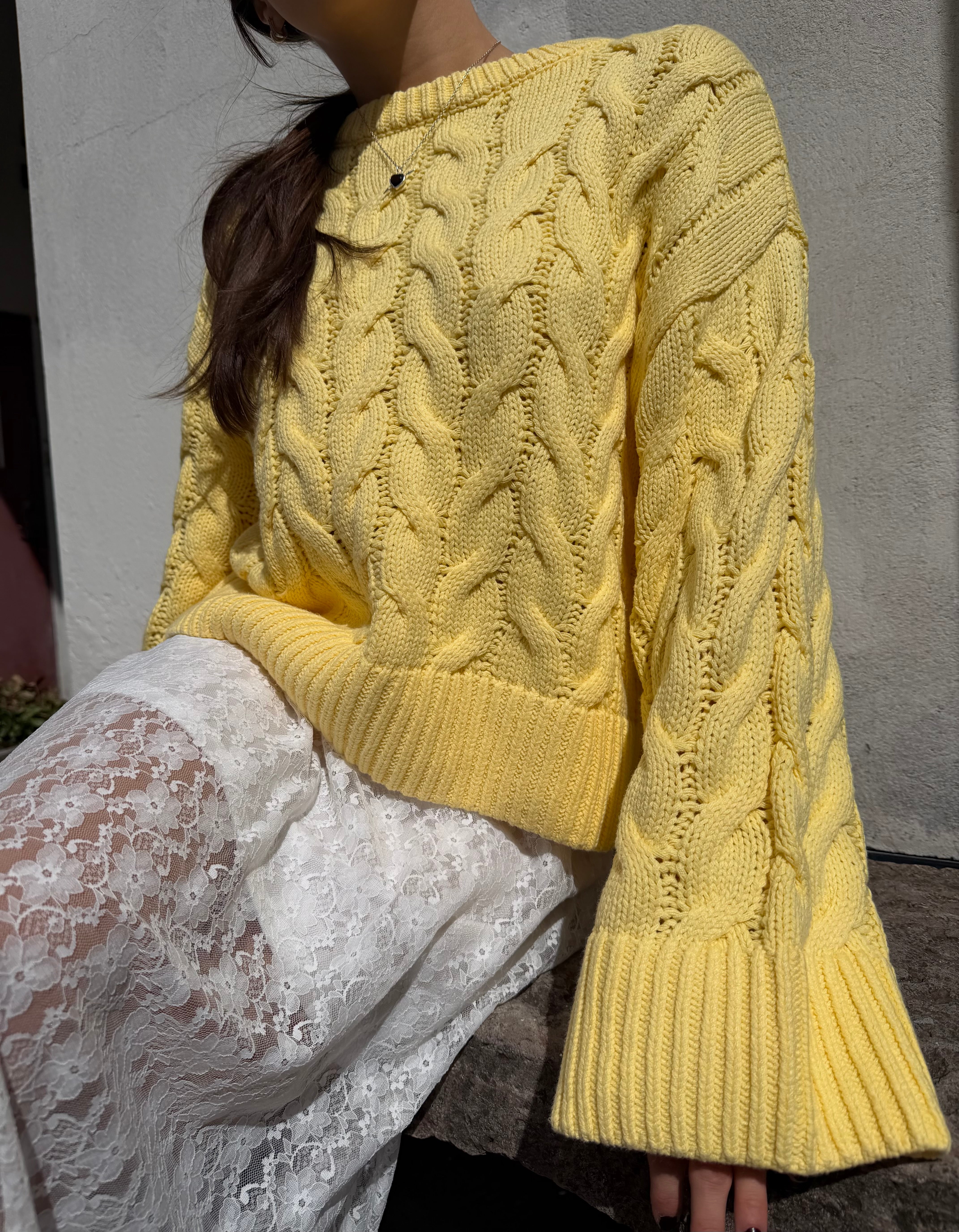 VMSVEA Pullover - Pale Banana